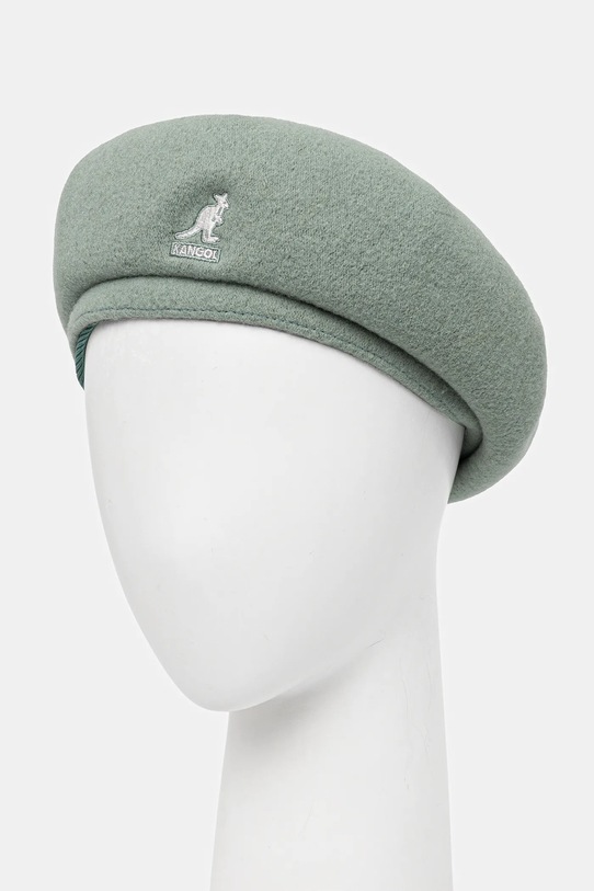 Kangol beret z wełną WOOL JAX K3107ST.SG308 zielony AA00