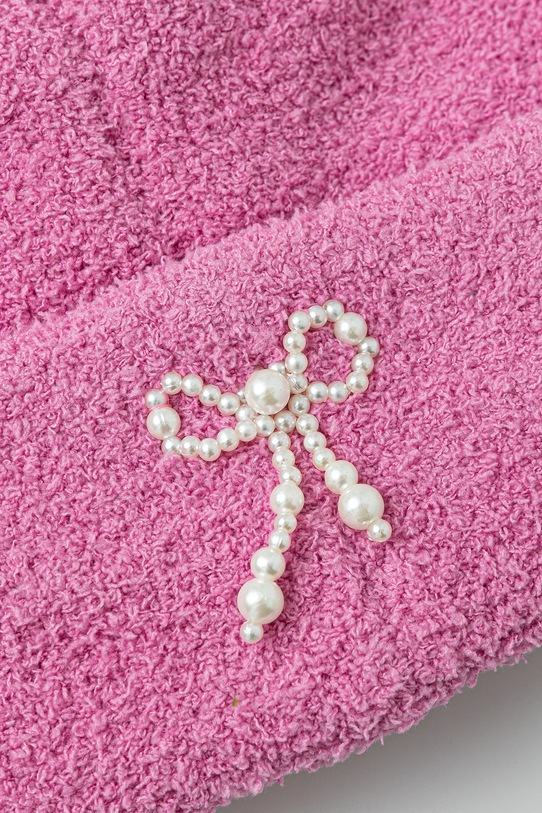 Akcesoria Kangol czapka PEARL BEANIE K3794.PP692 różowy
