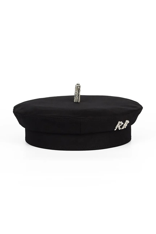 Ruslan Baginskiy beret bawełniany BRT033.C.DMD czarny AA00