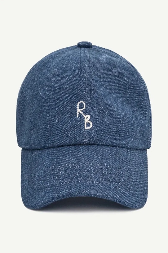 Džínsová šiltovka Ruslan Baginskiy Baseball Cap BSB078/041.C.JNS modrá AA00