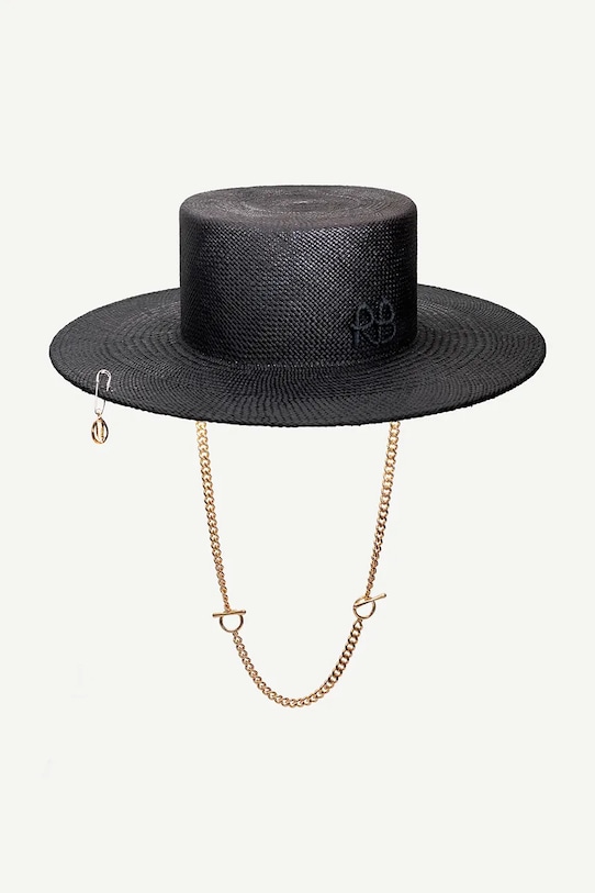 Капела Ruslan Baginskiy Canotier Hat CNT033.STR.9P.PRS.CHA.S черен AA00