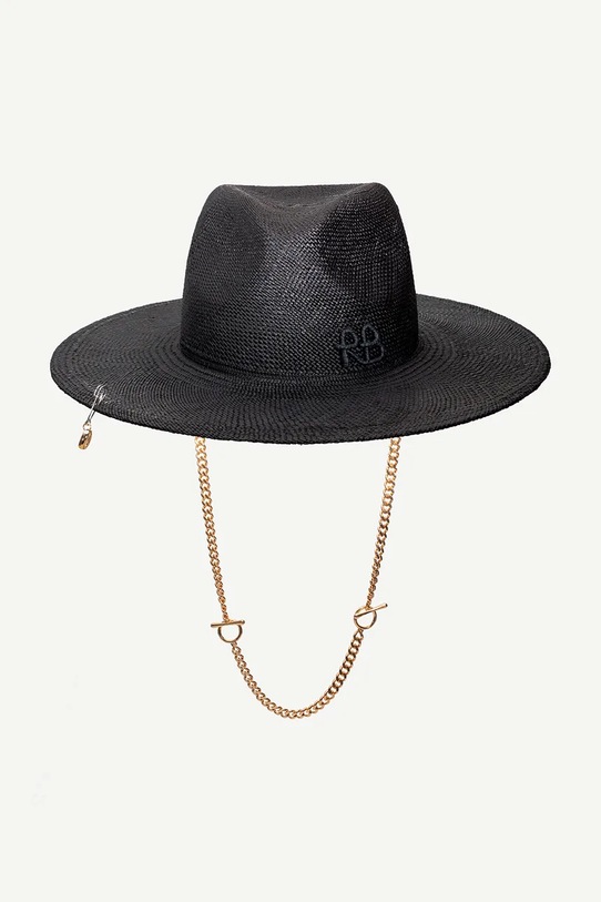 Šešir Ruslan Baginskiy Fedora Hat FDR033.STR.9P.PRS.CHA.S crna AA00