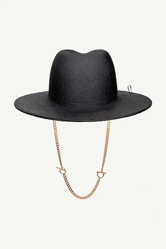 Šešir Ruslan Baginskiy Fedora Hat crna FDR033.STR.9P.PRS.CHA.S