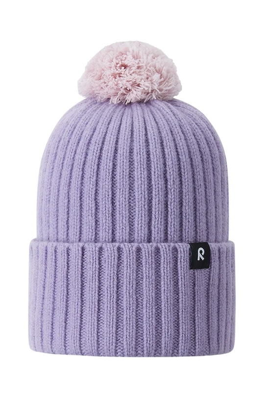 Reima czapka wełniana dziecięca Topsu 5300227A.G fioletowy AA00