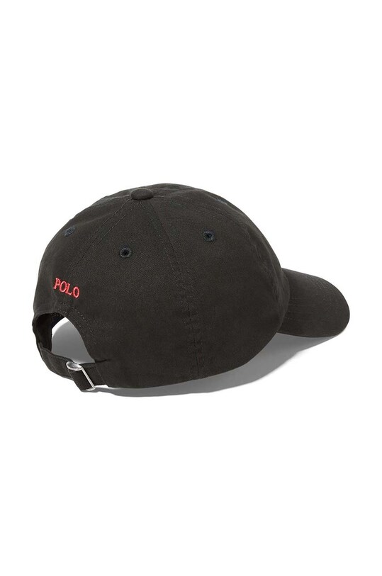 Παιδικό βαμβακερό καπέλο μπέιζμπολ Polo Ralph Lauren 322552489005 μαύρο AA00