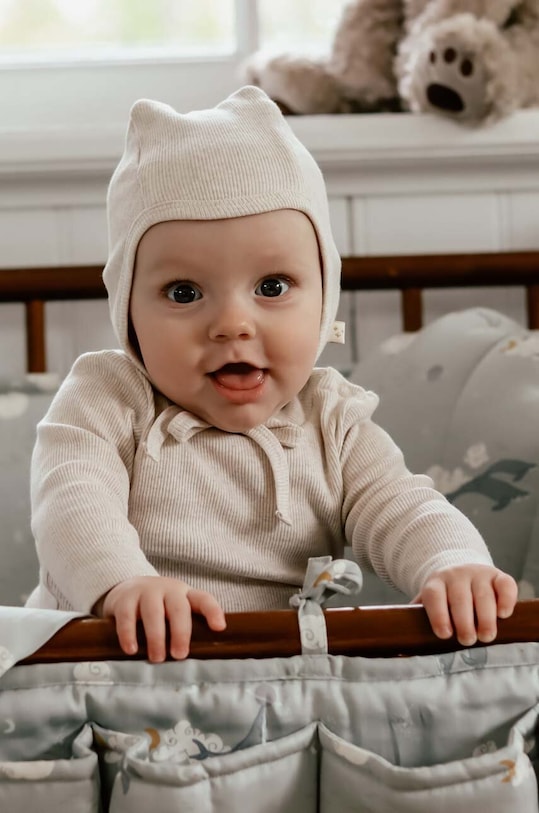 That's mine czapka niemowlęca 20235 bawełna beżowy 020235