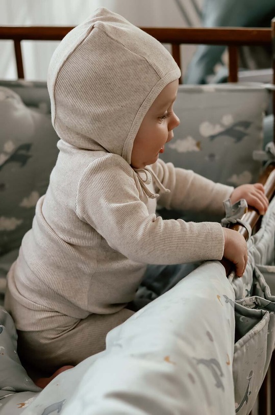 Chłopiec That's mine czapka niemowlęca 20235 020235 beżowy