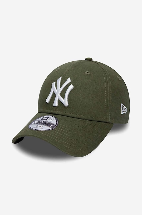 New Era czapka z daszkiem bawełniana aplikacja zielony 12745559