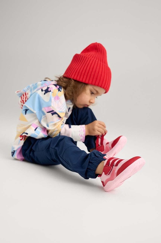 Reima czapka bawełniana dziecięca Hattara 5300057B czerwony