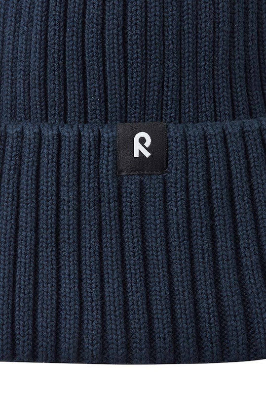 Reima czapka bawełniana dziecięca Hattara granatowy 5300057B