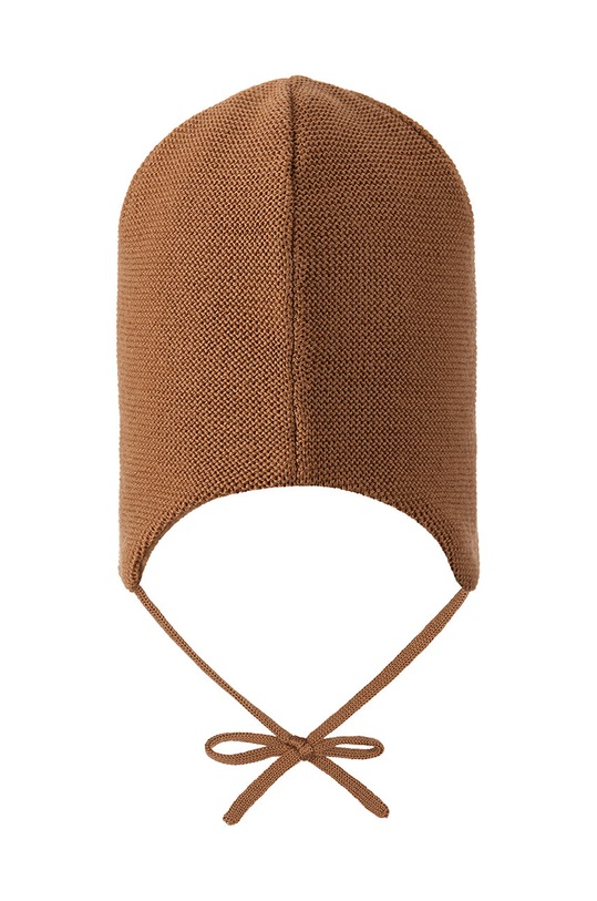 CHLAPEC Dětská vlněná čepice Reima Piponen 5300049C hnědá