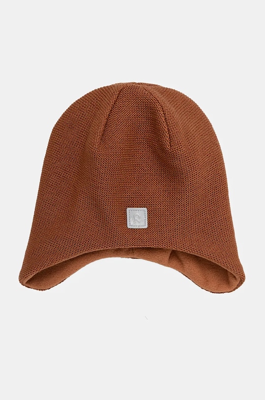 Reima czapka wełniana dziecięca Pipopaa wełna brązowy 5300050C