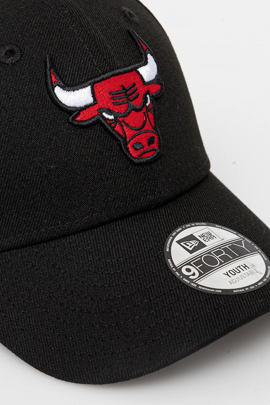 New Era czapka z daszkiem dziecięca CHICAGO BULLS 11405644 czarny AA00