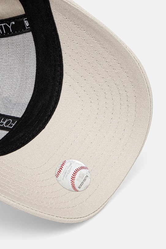 New Era cappello con visiera in cotone bambini NEW YORK YANKEES beige 12745557