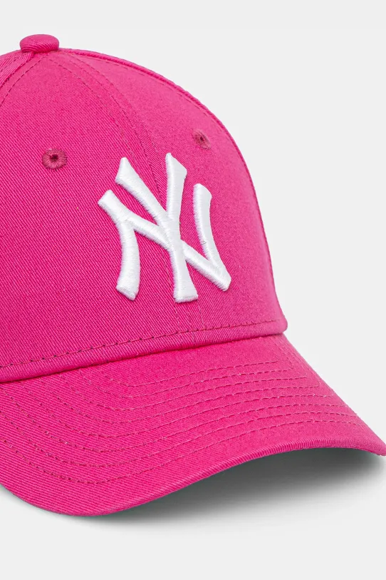 New Era czapka z daszkiem bawełniana dziecięca NEW YORK YANKEES 10877284. różowy AA00