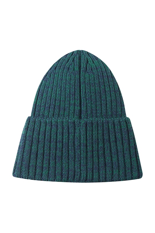 Chłopiec Reima czapka z dodatkiem wełny dziecięca Villaisa 5300282B.99KK zielony