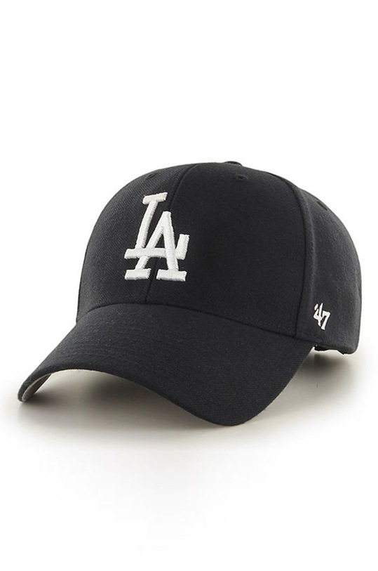 47brand - Sapca Los Angeles Dodgers negru B.MVP12WBV.BKW