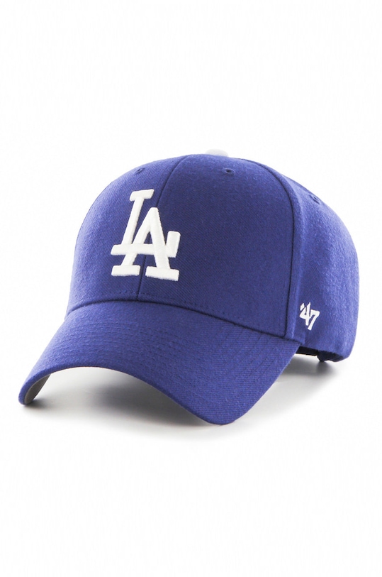 47 brand - Czapka Los Angeles Dodgers niebieski B.MVP12WBV.HM