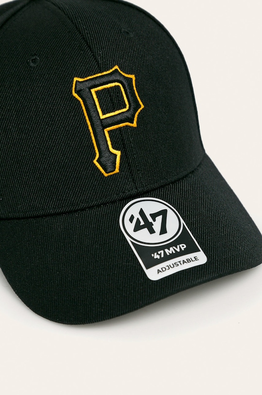 47 brand - Čiapka Pittsburgh Pirates Mvp B.MVP20WBV.BKC čierna AA00