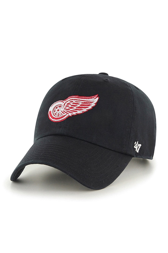 47 brand - Čiapka Detroit Red Wings čierna H.RGW05GWS.BK