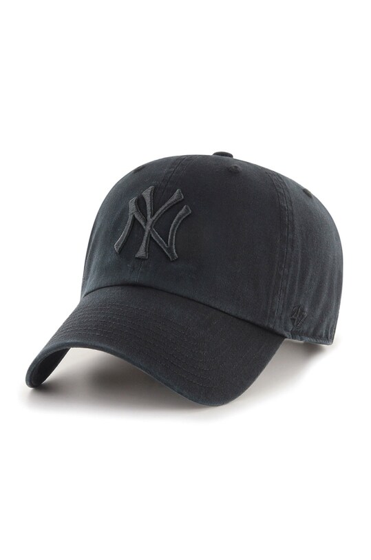 47 brand - Καπέλο New York Yankees MLB New York Yankees μαύρο B.RGW17GWSNL.BKF