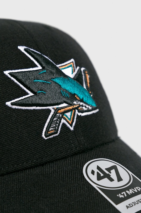 47 brand - Czapka NHL San Jose Sharks H.MVP22WBV.BK czarny AA00