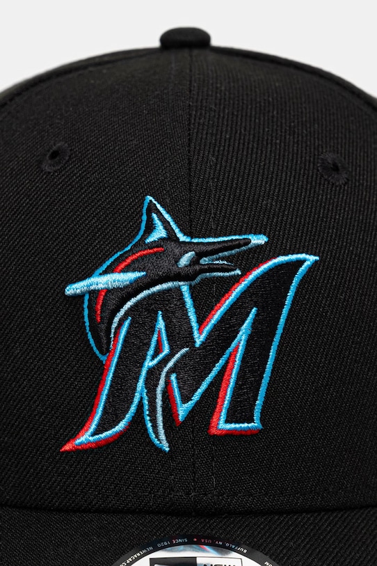 Čiapka New Era MLB THE LEAGUE MARLINS 11885634 čierna AA00