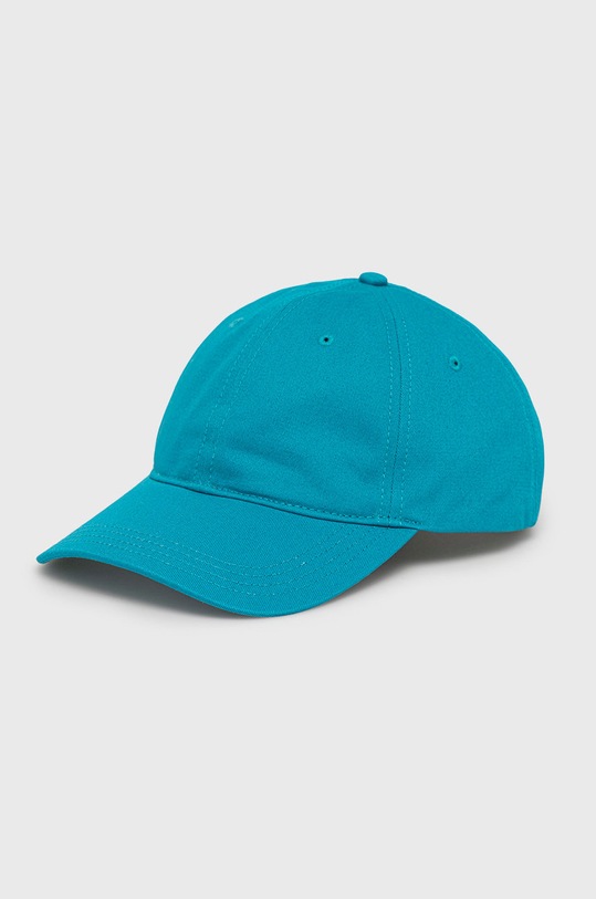Čiapka Lacoste bavlna tyrkysová RK4709