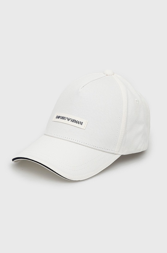 Emporio Armani șapcă de baseball din bumbac bumbac alb 627921.CC991