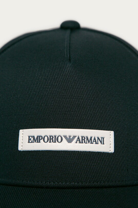 Emporio Armani czapka z daszkiem bawełniana 627921.CC991 granatowy AA00