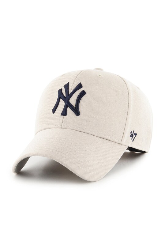 47 brand Czapka z daszkiem MLB New York Yankees aplikacja beżowy B.MVP17WBV.BN