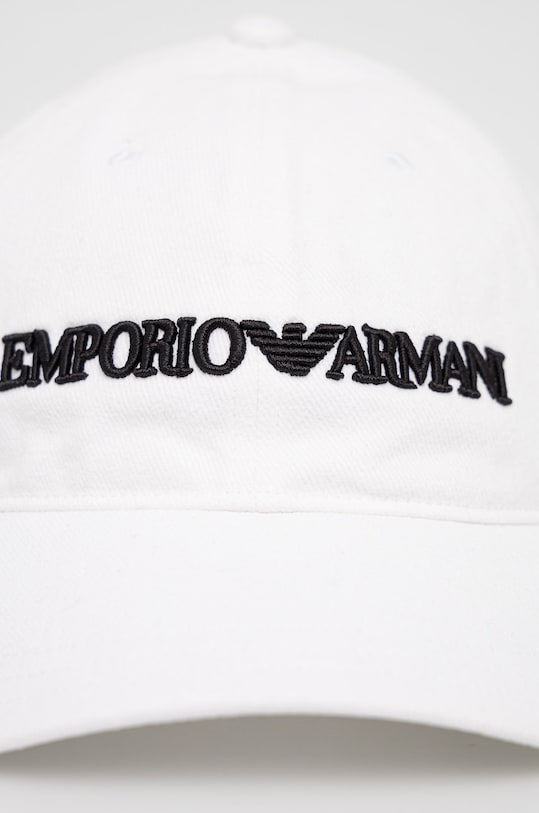Хлопковая кепка Emporio Armani 627901.CC994.NOS белый AA00