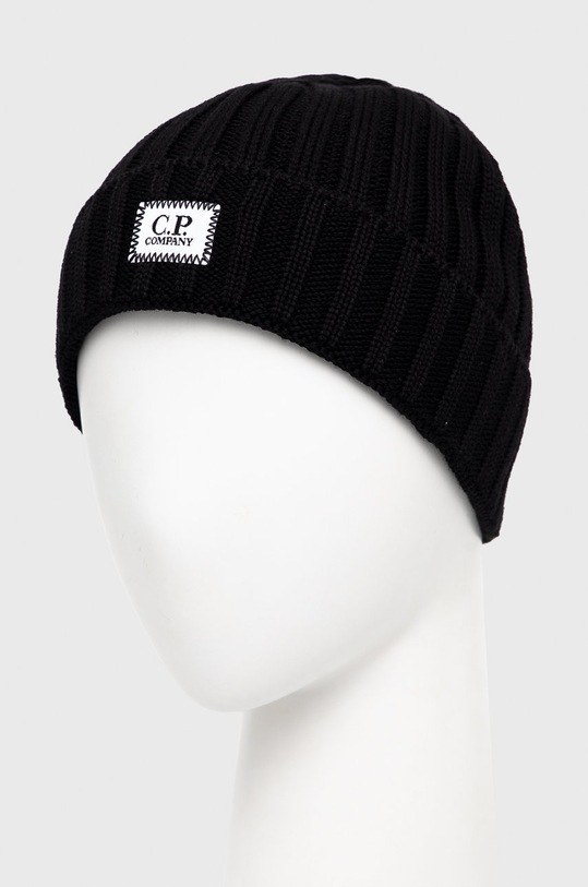 C.P. Company Czapka wełniana 11CMAC120A005509A czarny AA00