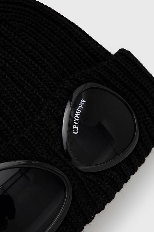 Akcesoria C.P. Company Czapka wełniana 11CMAC122A005509A czarny