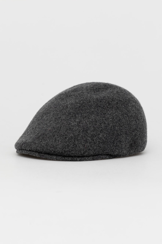 Vlnená čiapka Kangol vlna sivá K0875FA.DF026
