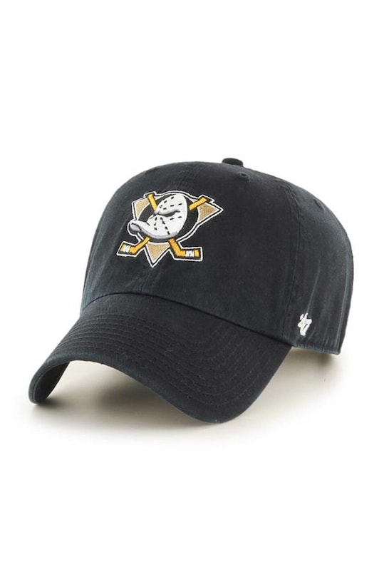 47brand șapcă NHL Anaheim Ducks bumbac negru H.NLRGW25GWS.BKC