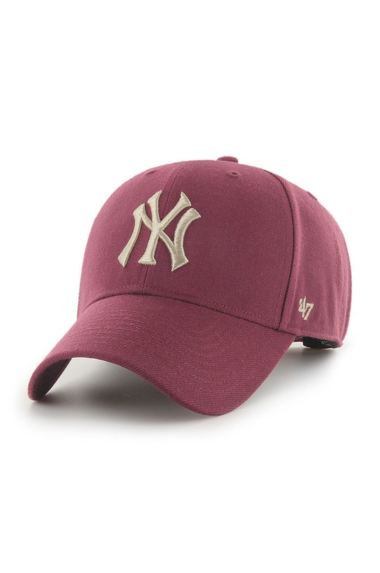 47 brand Czapka MLB New York Yankees aplikacja fioletowy B.MVPSP17WBP.KMF