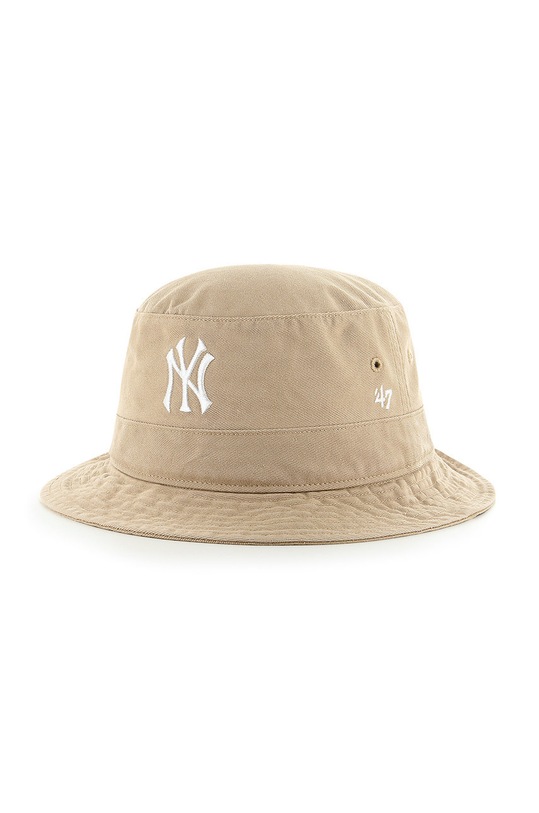 47 brand Kapelusz MLB New York Yankees bawełna beżowy B.BKT17GWF.KHD