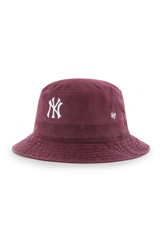 Шляпа 47 brand MLB New York Yankees хлопок фиолетовой B.BKT17GWF.KMA