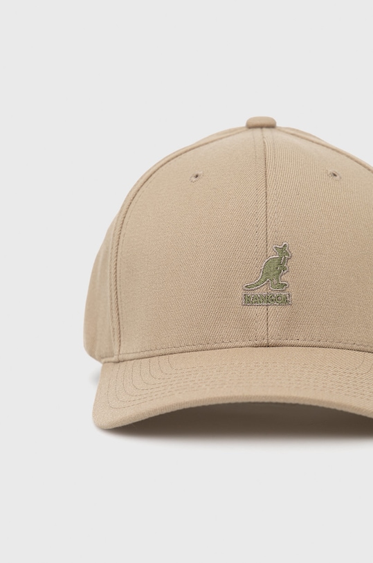 Kangol czapka i komin z domieszką wełny 8650BC.BG265 beżowy AA00