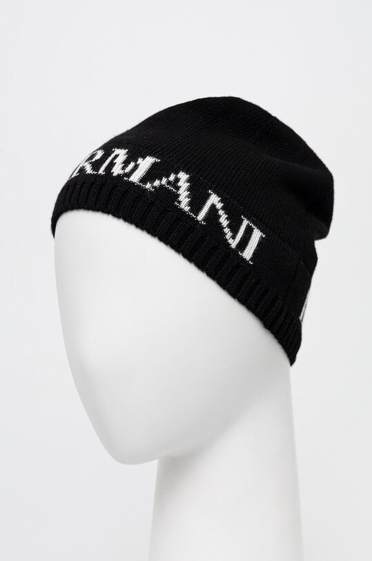 Accesorii Emporio Armani caciula si esarfa din amestec de lana 628005.CC983.NOS negru