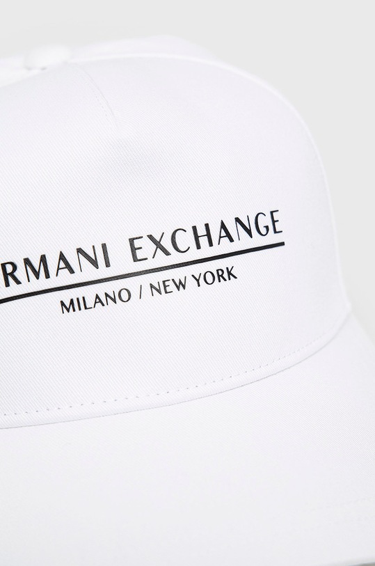 Armani Exchange șapcă din bumbac 954202.CC150.NOS alb AA00