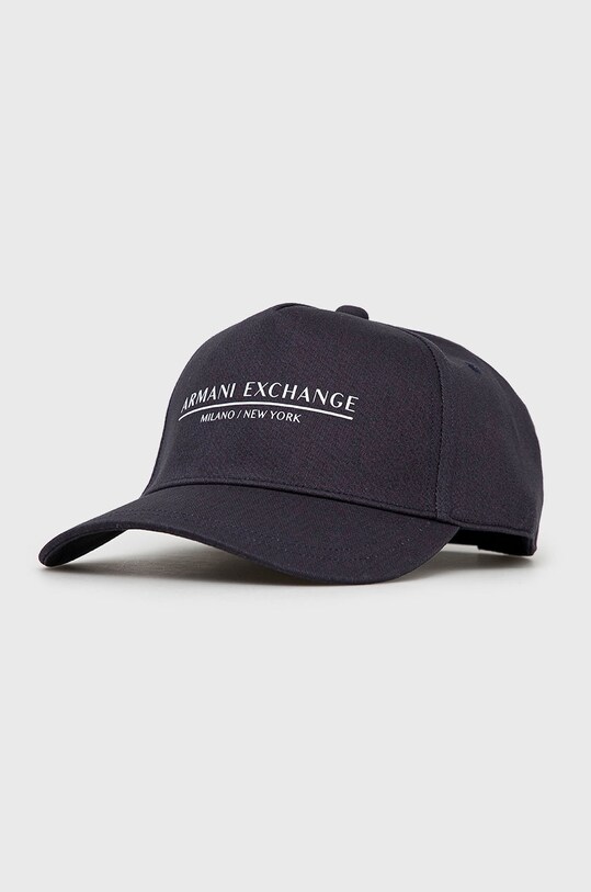 Хлопковая кепка Armani Exchange хлопок тёмно-синий 954202.CC150.NOS