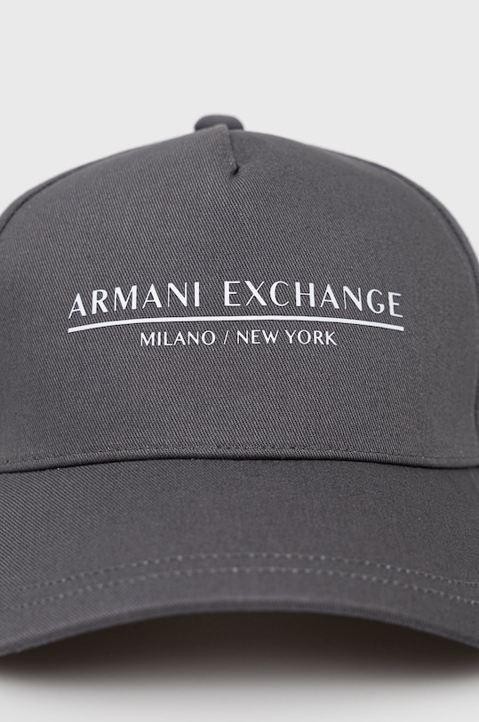 Bavlněná čepice Armani Exchange 954202.CC150.NOS šedá AA00