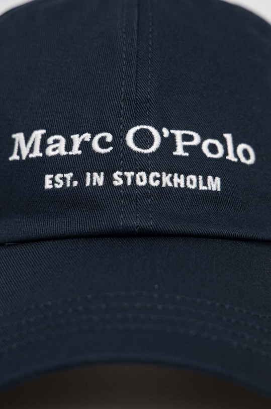 Marc O'Polo czapka z daszkiem bawełniana M22806801076 granatowy AA00
