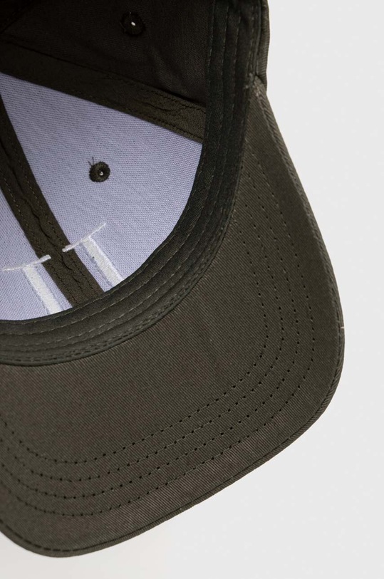 Les Deux czapka z daszkiem bawełniana zielony LDM702043