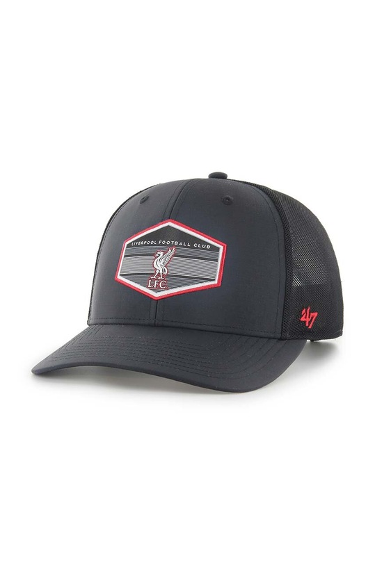 Кепка 47 brand EPL Liverpool FC аплікація чорний EPL.BRGSS04BBP.BK