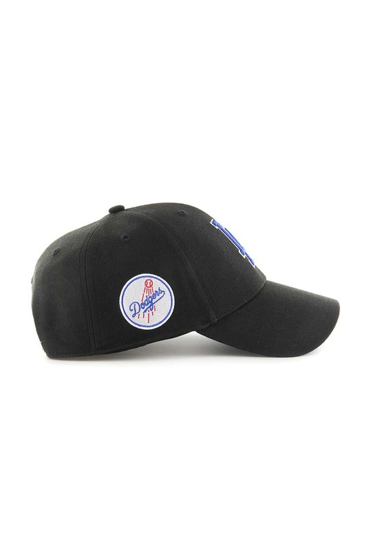 Čiapka s prímesou vlny 47 brand MLB Los Angeles Dodgers čierna B.SUMVP12WBP.BK