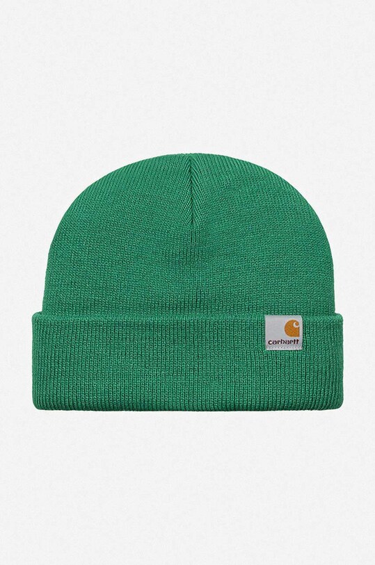 Carhartt WIP beanie Stratus plain green I025741.BONSAI