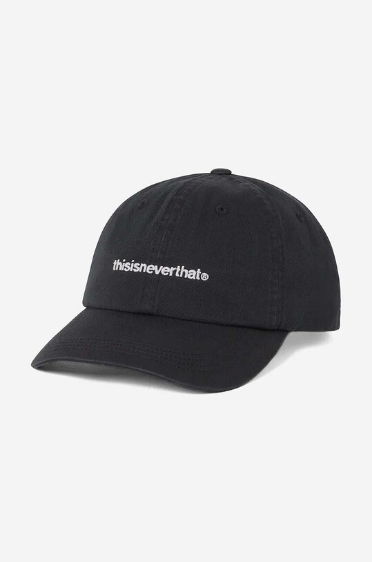 thisisneverthat cotton baseball cap T-Logo Cap cotton black TN230WHWBC05